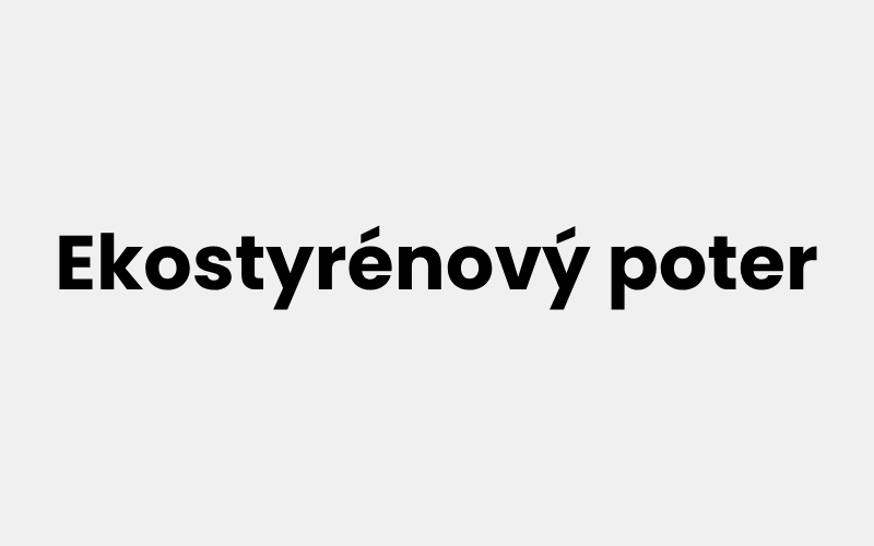 ekostyrenovy poter
